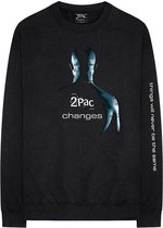 Tupac Longsleeve shirt -L- Changes Zwart