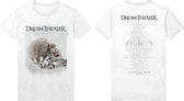 Dream Theater - Skull Fade Out Heren T-shirt - S - Wit