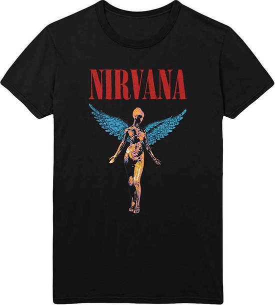 Nirvana Angelic Heren T shirt L Zwart bol