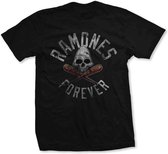 Ramones Heren Tshirt -2XL- Forever Zwart