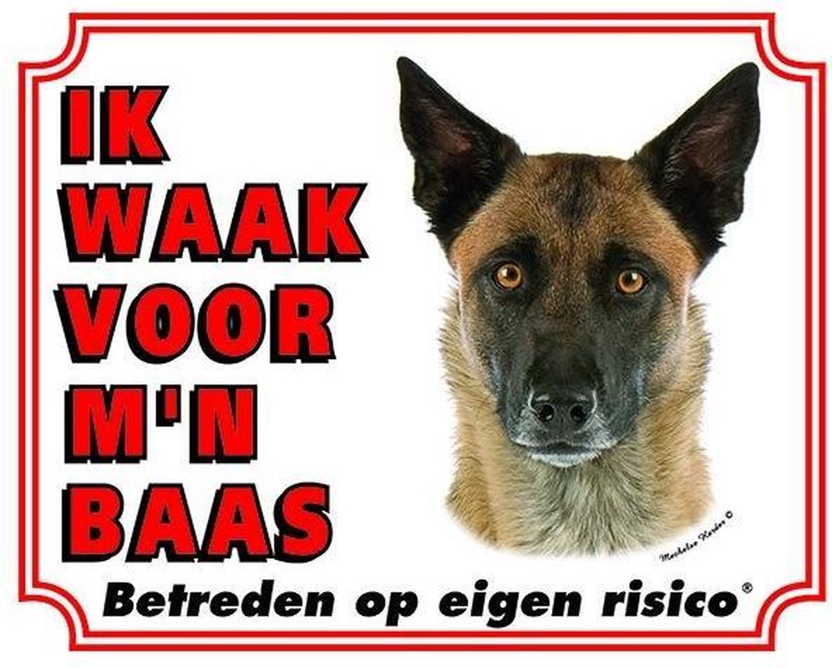 Mechelaar Waakbord - Ik waak voor mijn baas | bol.com