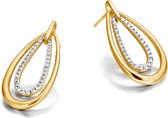 Velini jewels -EA6459G -Oorbellen -925 Zilver 14 karat verguld -Cubic Zirkonia
