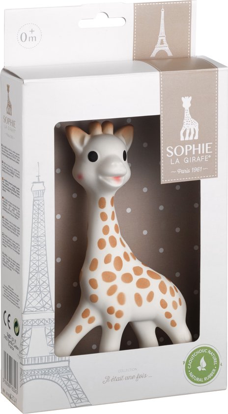 Sophie de giraf Bijtspeelgoed 100% natuurlijk rubber in witte geschenkdoos