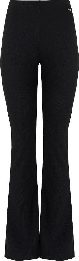 Ambika Flared Legging - Maat M - Zwart - Rib | bol.com