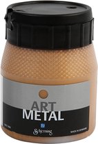 Art Metal Verf, Donker Goud, 250 ml, 1 Fles