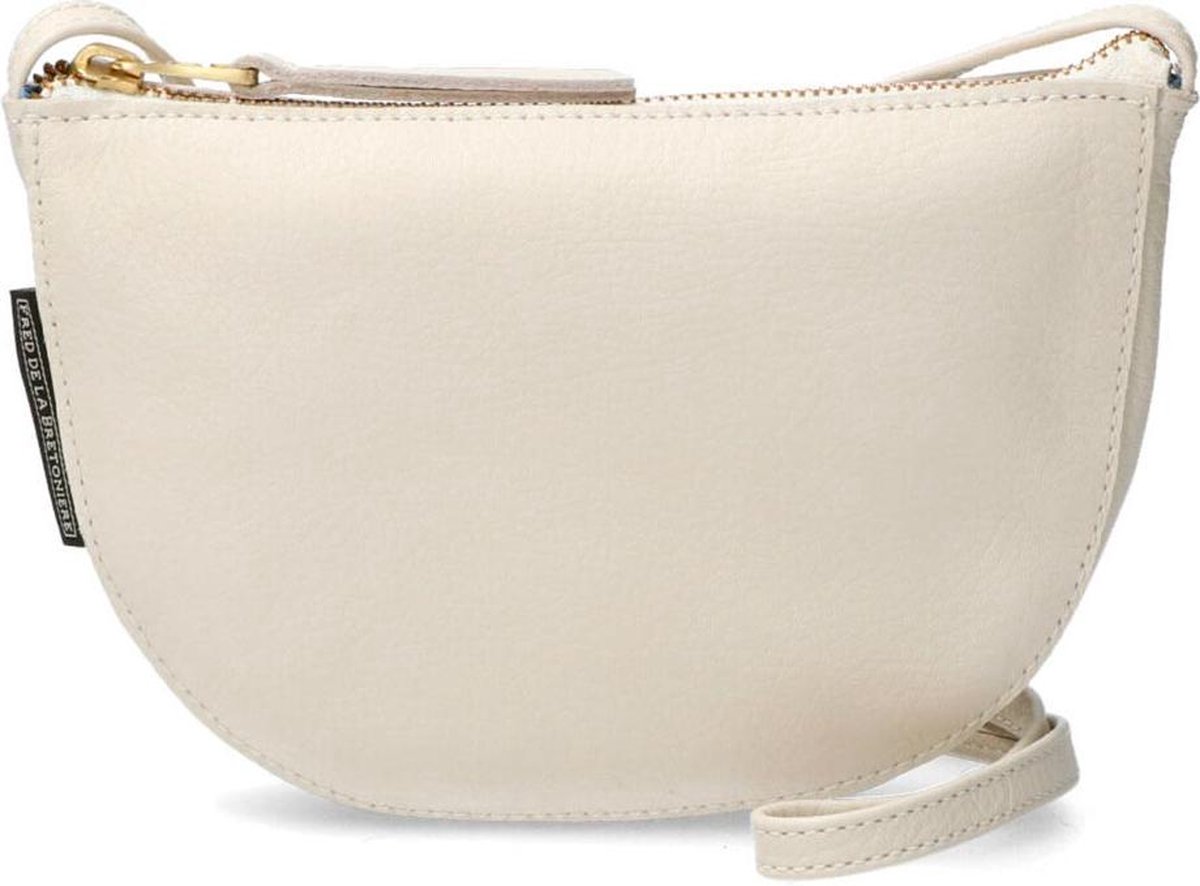 Fred de la Bretoniere Crossbodytas Crossbody S Soft Grain Leather Wit |  bol.com