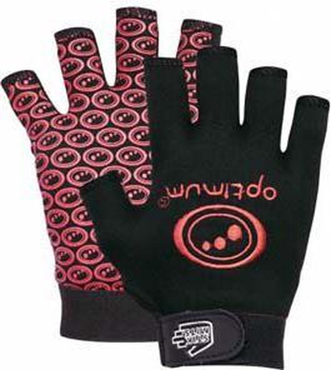 Optimum Glove Stick Mit - Zwart/Rood - Large