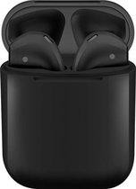 i12 TWS Volledig Draadloze Oordopjes Bluetooth Oortjes Draadloos Met Oplaadcase 2020 -Universeel - Mat zwart
