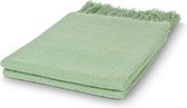 Dutch Decor MINDY - Plaid Artisjok 130x180 cm - groen