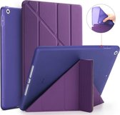 Tablet Hoes geschikt voor iPad Hoes 2017 - Pro - 10.5 inch - Smart Cover - A1701 - A1709 - A1852 - Paars