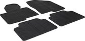 Gledring Rubbermatten passend voor Hyundai Santa Fe III 2012-2018 (T Profil 4- delig + montageclips)