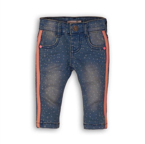 Dirkje Meisjes Jeans - Blue jeans - Maat 80 | bol.com