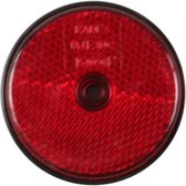 Benson Schroefbevestiging Reflector - Rond - 60 mm - Rood