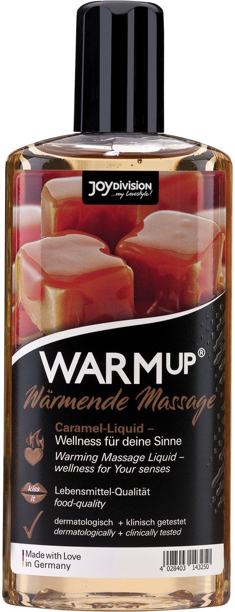 Joy Division-Warmup Karamell - 150 ml - Massageolie