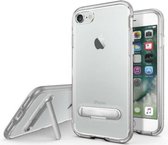 Kickstand hoesje voor Apple iPhone 8 Plus/7 Plus Transparant Zilver