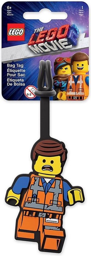 THE LEGO® MOVIE 2™ Emmet bagagelabel