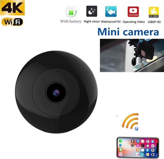 Mini caméra espion de sécurité à Home WiFi Vision nocturne 1080P