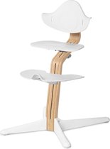 NOMI highchair kinderstoel meegroeistoel Basis eiken wit oiled en stoel wit