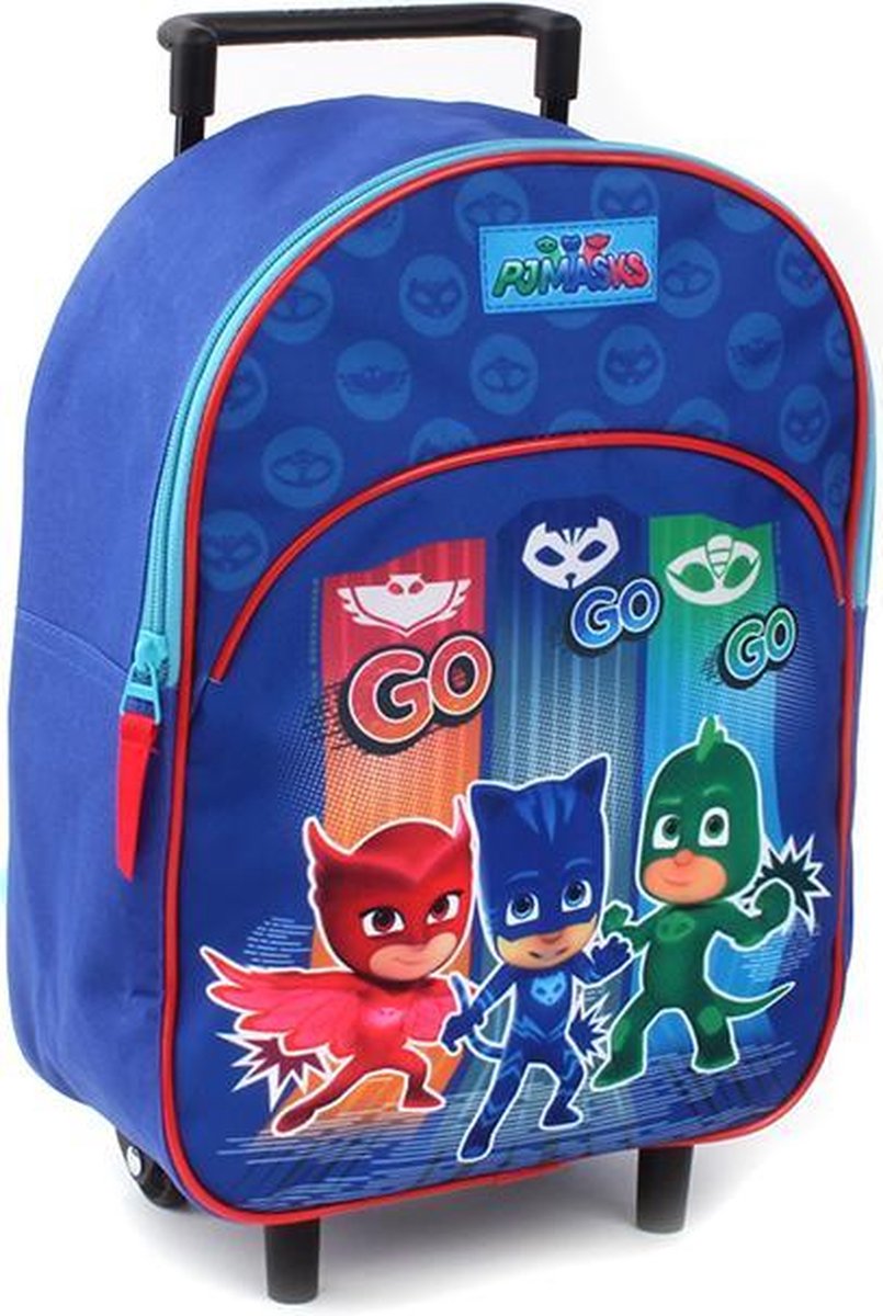 PJ Masks Go Go Go Rugzaktrolley - 0,8 l - Blauw