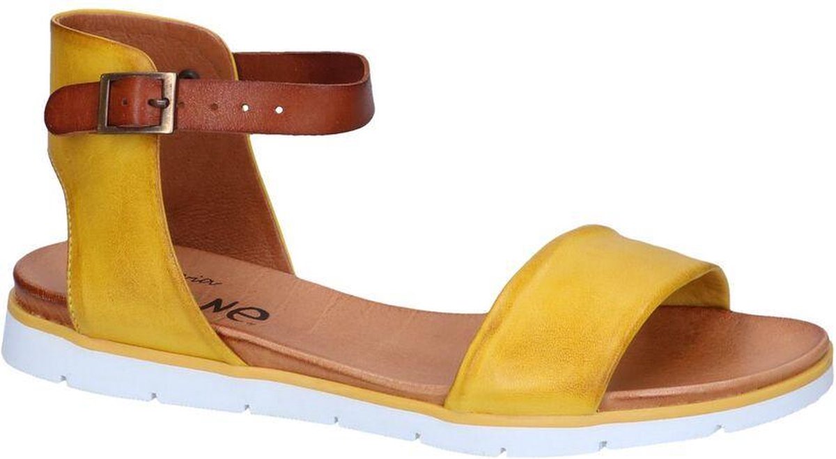 Donkergele Sandalen Via Limone by Torfs Dames 38 bol