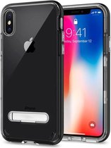 Colorfone Kickstand iPhone Xs Max Transparant Zwart