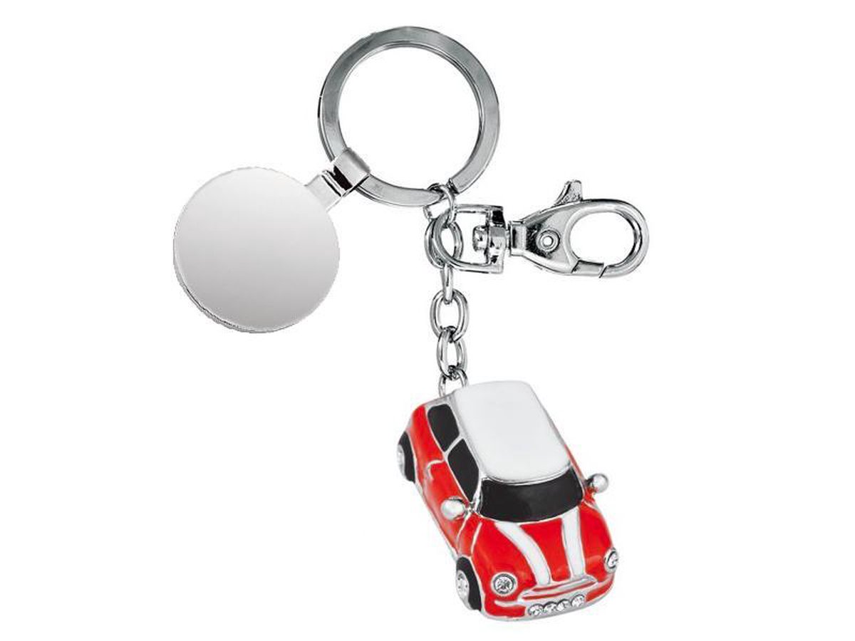 porte-clés mini cooper avec gravure | bol