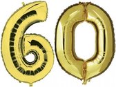 60 jaar folie ballonnen goud