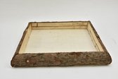 Plateaus - Bark Tray 30x30x4cm Natural-wash