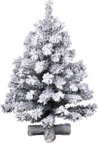 Kunst Kerstbomen - Snowy Imperial Mini Tree Green/white Dia48x75cm