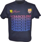 FC Barcelona T shirt - Messi - Kids - 6 jaar (116) - Blauw