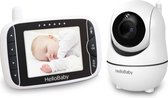 Bol.com HelloBaby HB66 Babyfoon met camera - Op afstand beweegbaar - Nachtzicht - Terugspreekfunctie - Temperatuurcontrole - Sla... aanbieding