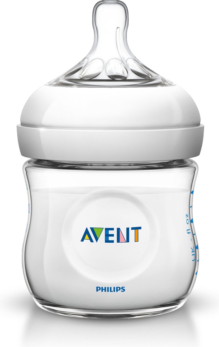 Goedkoopste Philips Avent Natural SCF690/17 - Babyfles (125 ml) met speen voor pasgeborenen 0m - 1 stuk