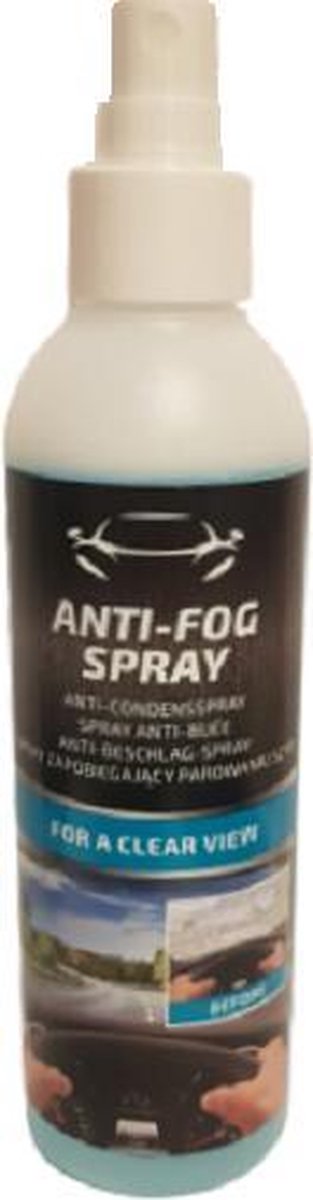 Spray anti-buée voiture - Blauw / Wit - Plastique - 2 x 200ml - Set de 2 -  Hiver - | bol