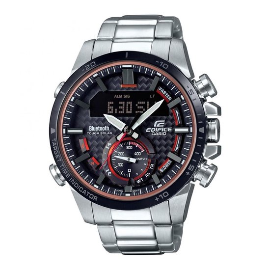 Edifice ECB-800DB-1AEF Horloge Heren Staal Bluetooth Tough Solar | bol.com