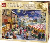 Gezellige Markt -King Puzzel 1000 Stukjes (68 x 49 cm) - - Legpuzzel Winter
