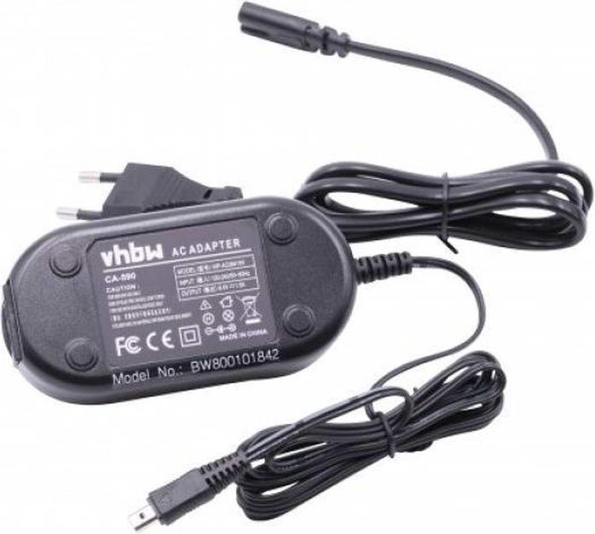 Camera voedingsadapter compatibel met Canon CA-590