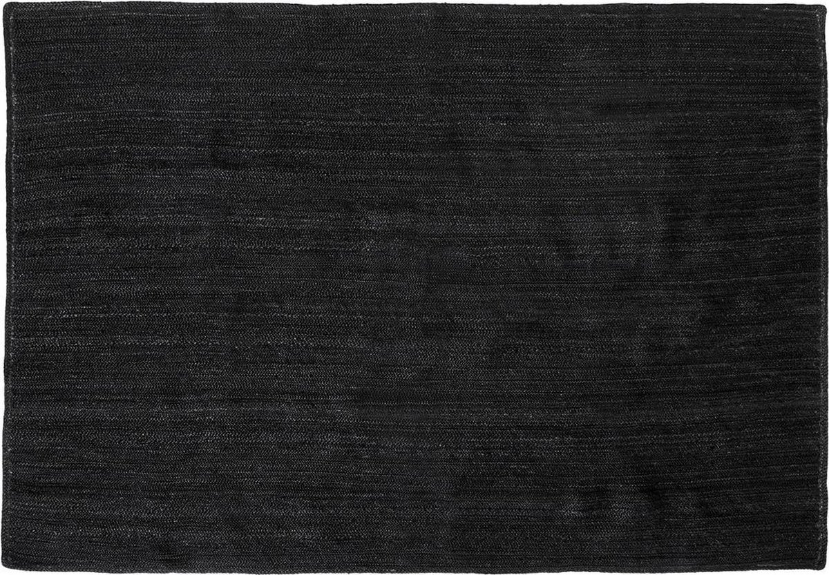 vloerkleed jute zwart 240 x 160