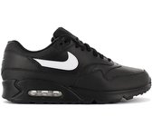 Nike Air Max 90/1 Leather AJ7695-001 Heren Sneaker Sportschoenen Schoenen Zwart - Maat EU 40 US 7
