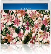 Lenovo Tab P10 Siliconen Hoesje Flowers