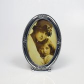 AL - Cadre photo ovale antique pour format photo 5 x 8 cm