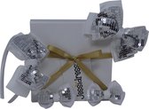 Jessidress Giftbox Elegant Geschenksets Meisjes Haar Diadeem met Haar clips - Wit