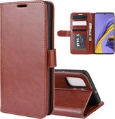 Samsung Galaxy A51 hoesje - Wallet bookcase - Bruin - GSM Hoesje - Telefoonhoesje Geschikt Voor: Samsung Galaxy A51