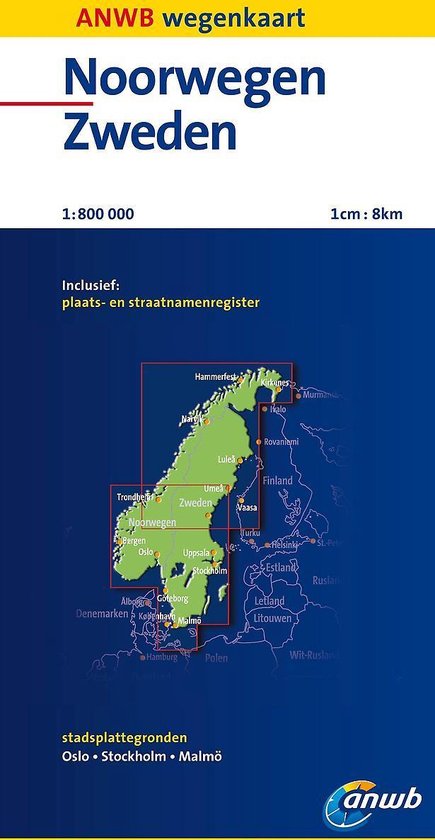 Cover van het boek 'Noorwegen, Zweden'