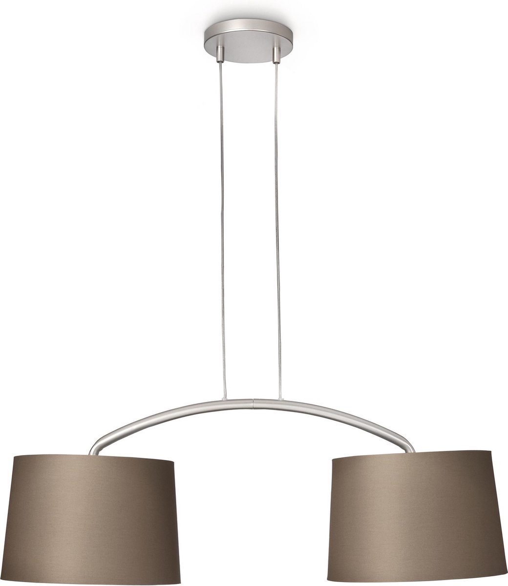 Philips Myliving Sella - Hanglamp - 2 Lichts - Grijs