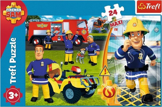 Puzzle les pompiers 24 pièces