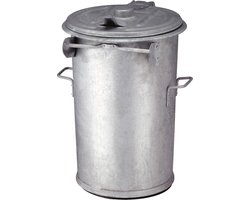 Stalen afvalemmer 110 liter