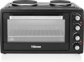 Tristar OV-1443 Heteluchtoven - Vrijstaande Elektrische Oven - Inclusief kookplaat met 2 kookzones