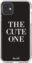 Casetastic Apple iPhone 11 Hoesje - Softcover Hoesje met Design - The Cute One Print