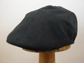 Portaluri flatcap 'crossover' Katoen fluweeltouch / Zwart maat 60