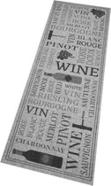 Keukenloper Wine Lovers Wasbaar 30°C 103834 45x140 cm